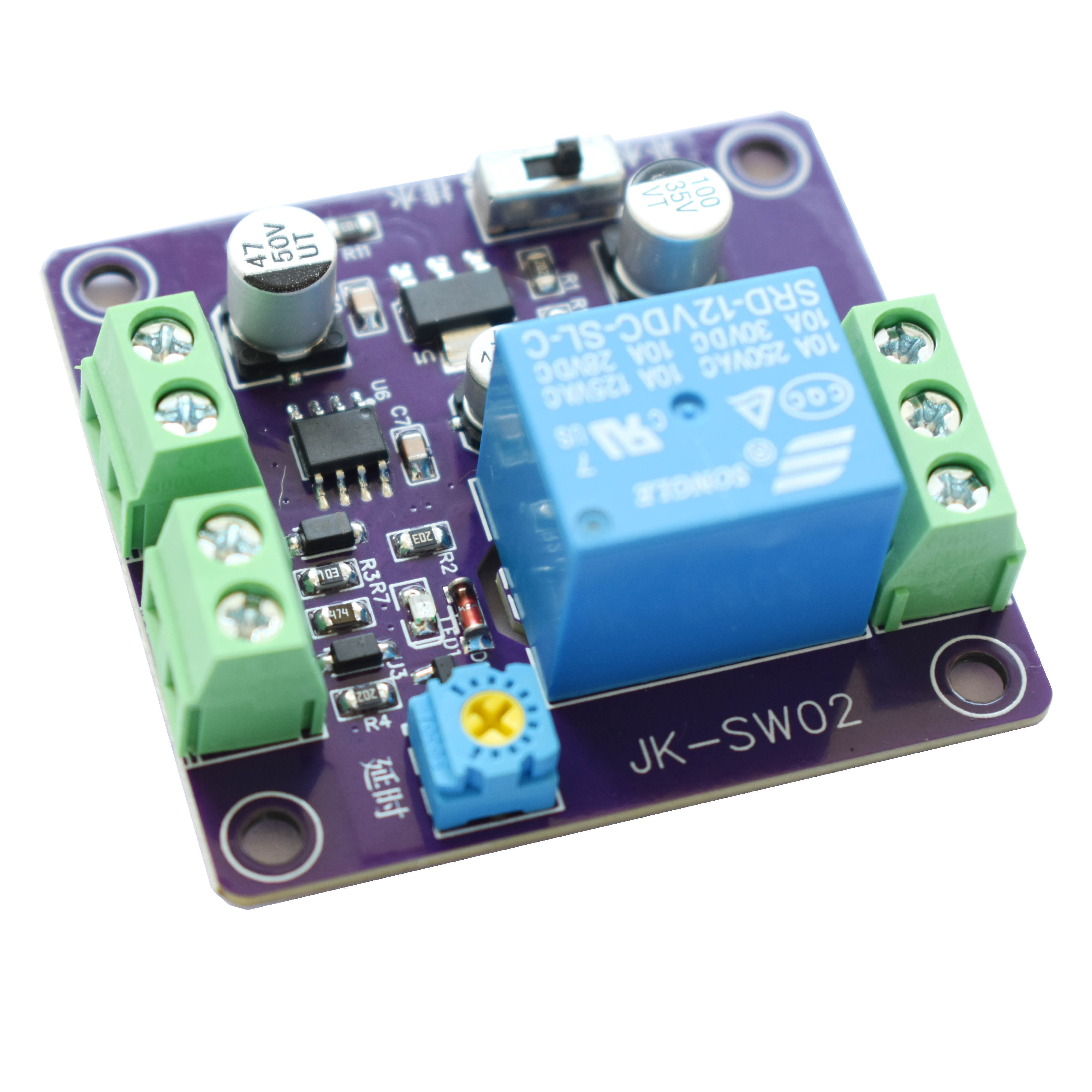 单路单液面探针浮球开关液位控制延时可调水位控制继电器电路,淘宝优惠券,粉丝福利购,淘宝优惠卷