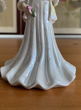 COALPORT 科尔波特 2007年 心心相印手工限量瓷偶摆件 英国瓷贵妇