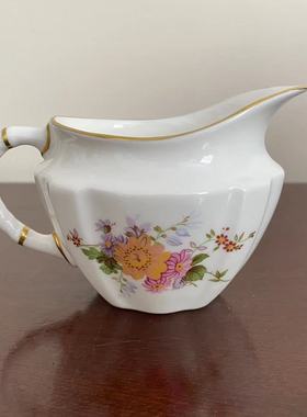 Royal Crown Derby 皇家皇冠德比 1993年德贝中古描金瓷水壶 奶杯
