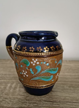 Royal Doulton 皇家道尔顿 20年代古董收藏兰贝斯稀有陶器 瓷奶壶