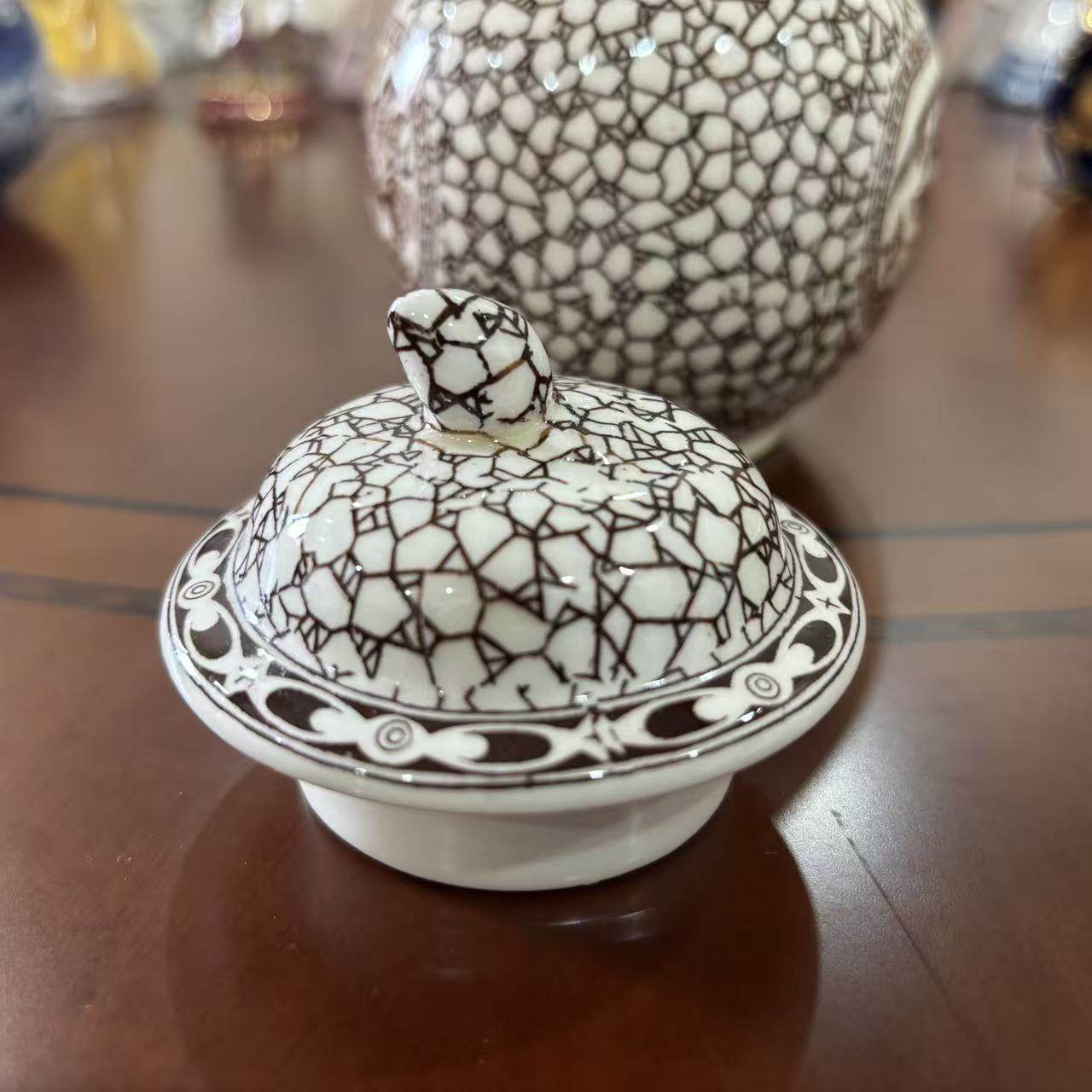 ADAMS 亚当斯英国中古瓷器 花鸟装饰瓷咖啡罐 Vintage 将军罐摆件,淘宝优惠券,粉丝福利购,淘宝优惠卷