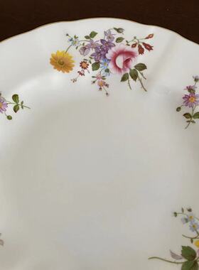 Royal Crown Derby 皇家皇冠德比 1993年花束甜品碟 蛋糕盘装饰碟