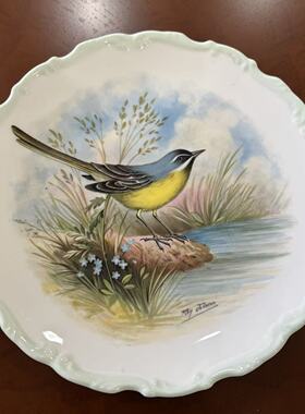 Royal Albert 皇家阿尔伯特 1982年林地鸟类 三款花边收藏碟 赏盘