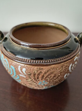 Royal Doulton 皇家道尔顿 1902-1922年古董收藏英国双耳香炉糖碗