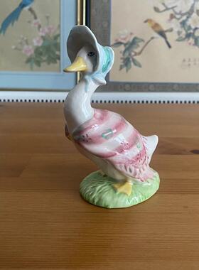 Royal Albert 皇家阿尔伯特手绘瓷偶 1989年童话故事手工鸭子摆件