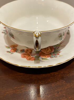 Royal Albert 皇家阿尔伯特 Centennial 百年玫瑰双耳甜品杯 汤碗