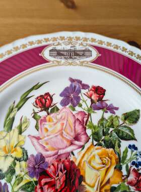 Royal Worcester 皇家伍斯特 1982年切尔西花卉限量盘 生日收藏碟