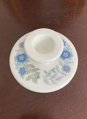 Wedgwood 韦奇伍德 英国CLEMENTINE 烛台 中古收藏台面装饰蜡烛座