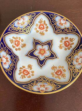 Limoges 利摩日法国 Bernardaud 柏图古董描金装饰盘 伊万里瓷碟
