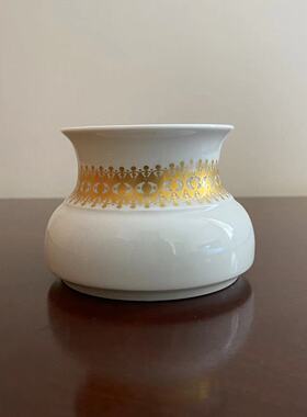 Thomas 托马斯 德国描金蕾丝糖碗 bavaria 巴卡利亚瓷器 收藏瓷瓶