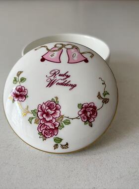 Crown Staffordshire 皇冠斯塔福德郡 40周年红宝石婚 礼品首饰盒