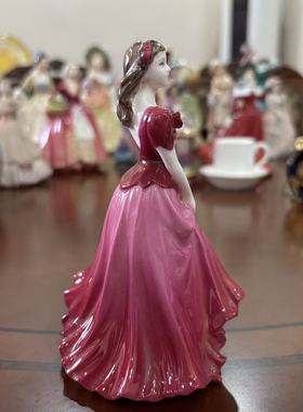 COALPORT 科尔波特 1997年产 手绘美人瓷偶 玄关装饰摆件瓷娃娃