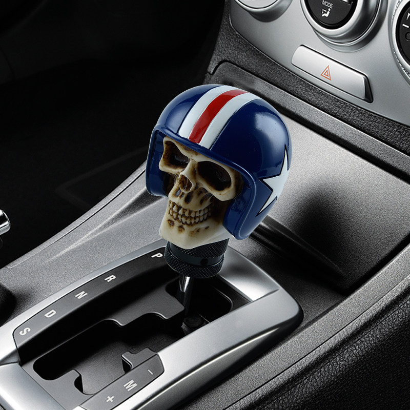 汽车改装排挡杆个性档把头白兵骷髅头蜘蛛侠钢铁侠排挡头波棍头