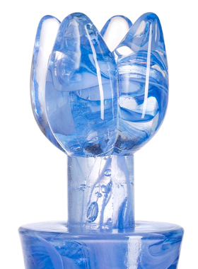 进口礼品水晶轻奢风植物摆件