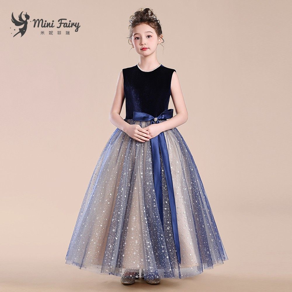 MiniFairy新款儿童礼服钢琴演奏服中小学生六一表演裙小提琴演奏,淘宝优惠券,粉丝福利购,淘宝优惠卷