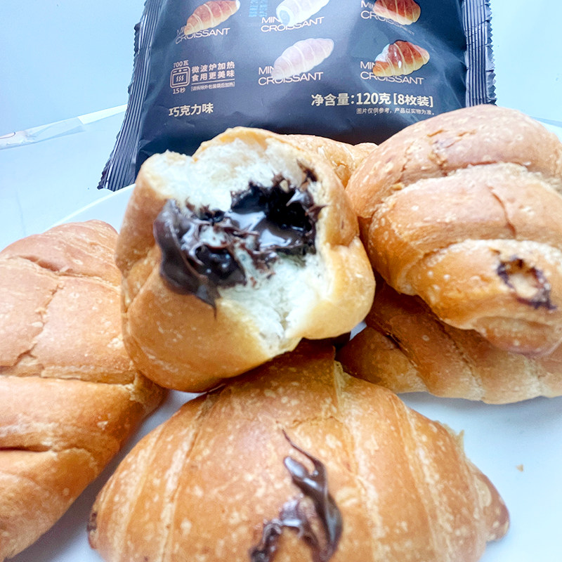 桃李牛角包巧乐角迷你巧克力夹心学生寝室早代餐点充饥网红零食品,淘宝优惠券,粉丝福利购,淘宝优惠卷