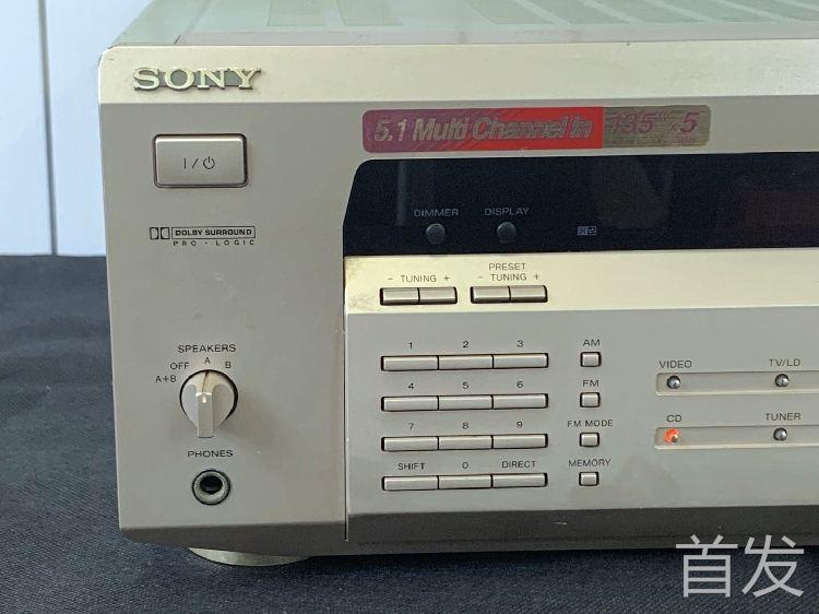 二手德明电子马来西亚产SONY索尼影院功放5.1索尼功放STR-V525.. - 图0