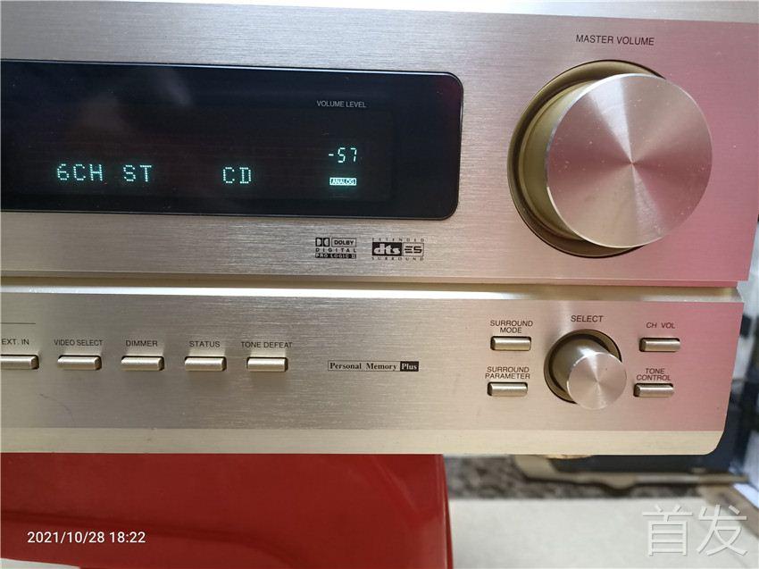 日本进口功放机 DENON/天龙AVR-2802 AV功放大功率DTS影院放大器. - 图1