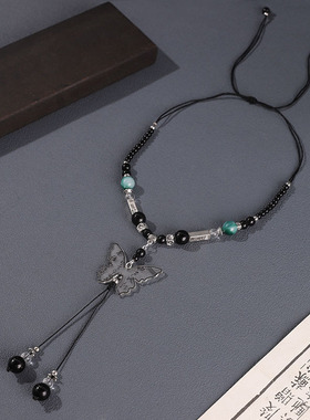 古风明制新中式百搭汉服短款项链