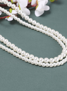 仿珍珠圆珠简约气质锁骨链