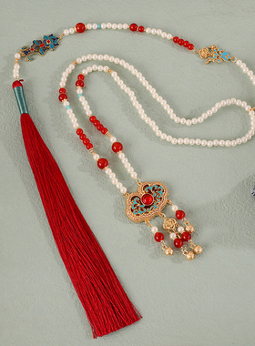 新中式超仙马面裙配饰项链