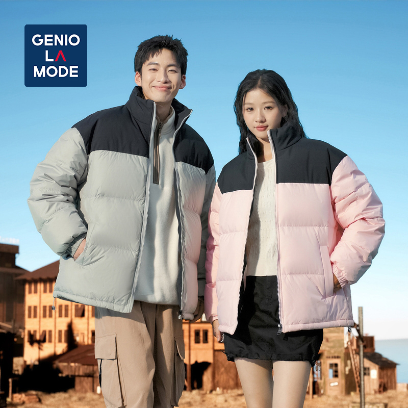 森马集团Genio Lamode羽绒服男立领运动休闲大码面包服外套情侣款_淘宝内购会_男装-第4张图片-提都小院