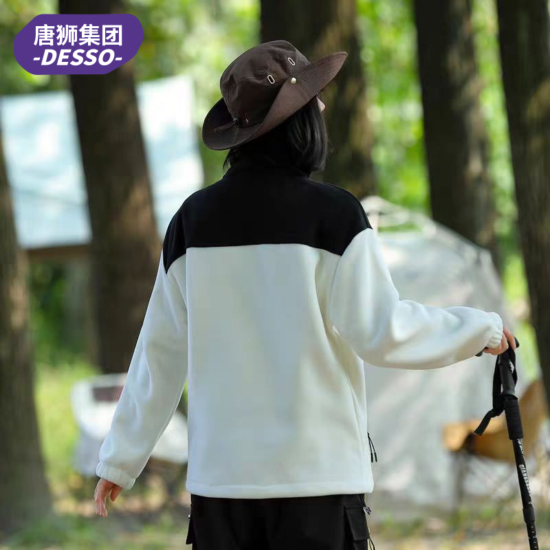 唐狮DESSO摇粒绒抓绒衣情侣款加厚保暖外套冲锋衣内胆LM-5630_淘宝内购会_男装