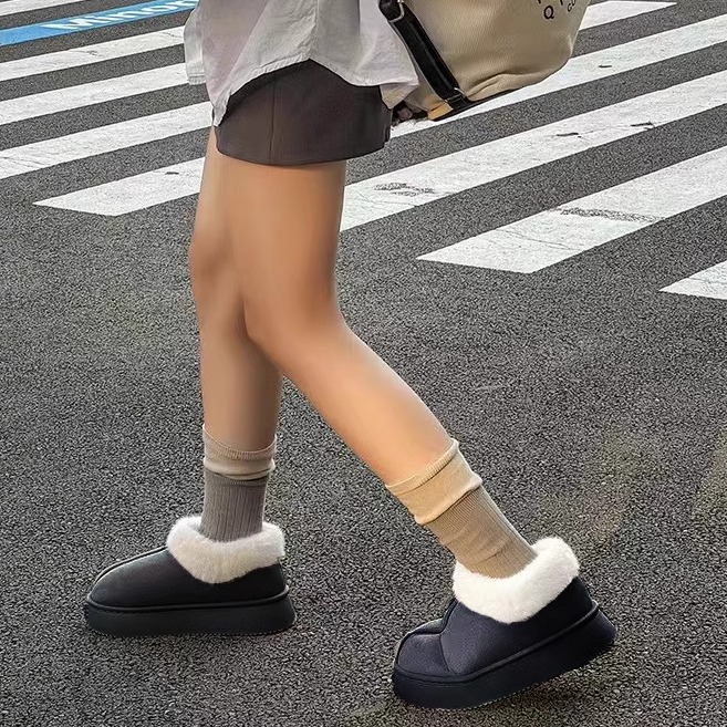 俞兆林毛毛雪地靴女新款松糕厚底面包鞋加绒加厚保暖棉鞋休闲爆款_淘宝内购会_女鞋-第5张图片-提都小院