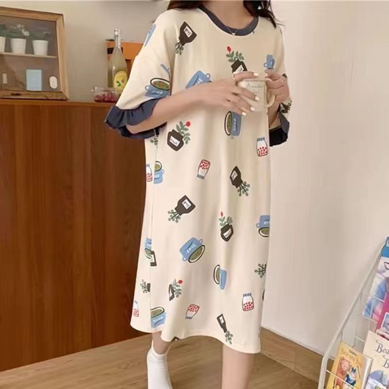 浪莎.夏季薄款家居服2件套_睡衣/家居服套装