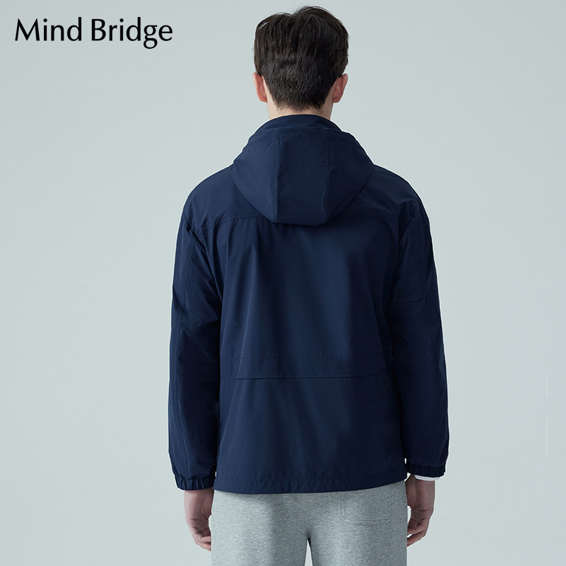 MindBridge男士夹克春季新品潮流冲锋外套工装休闲上衣都市户外