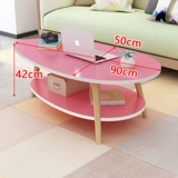 Журнальный столик простой современный небольшой журнальный столик для маленькой квартиры двухслойный чайный столик для гостиной дома маленький столик креативный эркер маленький круглый столик