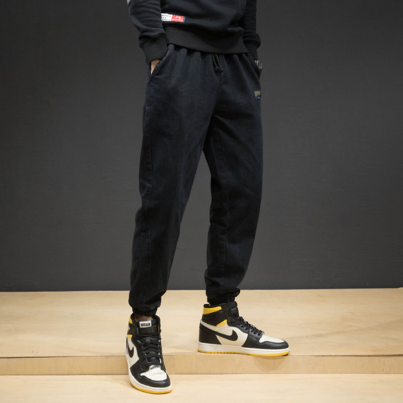 秋冬男士宽松加肥加大码胖子牛仔裤 牧蕾牛仔裤