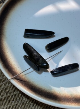天然石18-59mm长牙碎石手工DIY串珠手链项链饰品配件材料X618