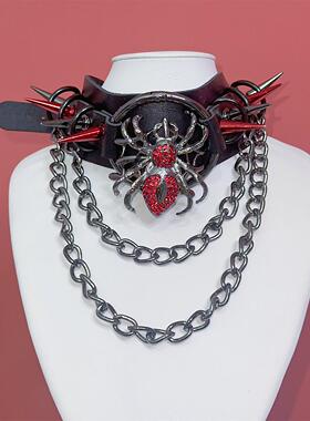 亚文化蜘蛛链条choker