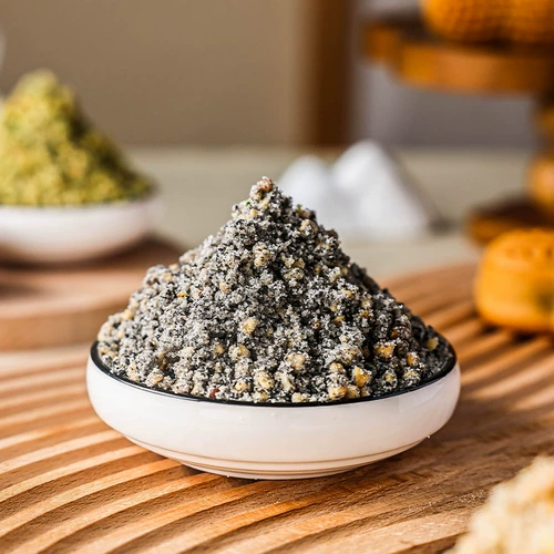 С низким содержанием арахиса хрустящий лунный велосипед начинку с черным кунжутом