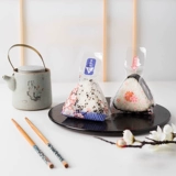 Сумка для упаковки для суши с треугольным рисовым шариком японская упаковка для суши в стиле пищевая пищевая сумка для риса может быть нагрета по микроволновке