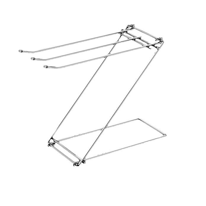 厨房不锈钢晾抹布架子沥水架水槽台面洗碗布置物架可折叠收纳挂架 - 图3