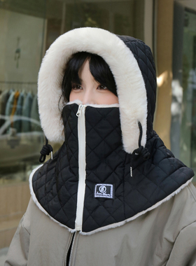 围巾帽冬季加厚保暖防寒