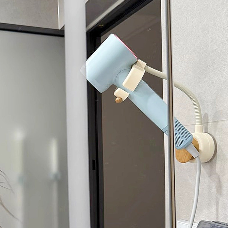 卫生间吹风机专用支架壁挂式免打孔吸盘电吹风支架可调节风筒挂架,淘宝优惠券,粉丝福利购,淘宝优惠卷