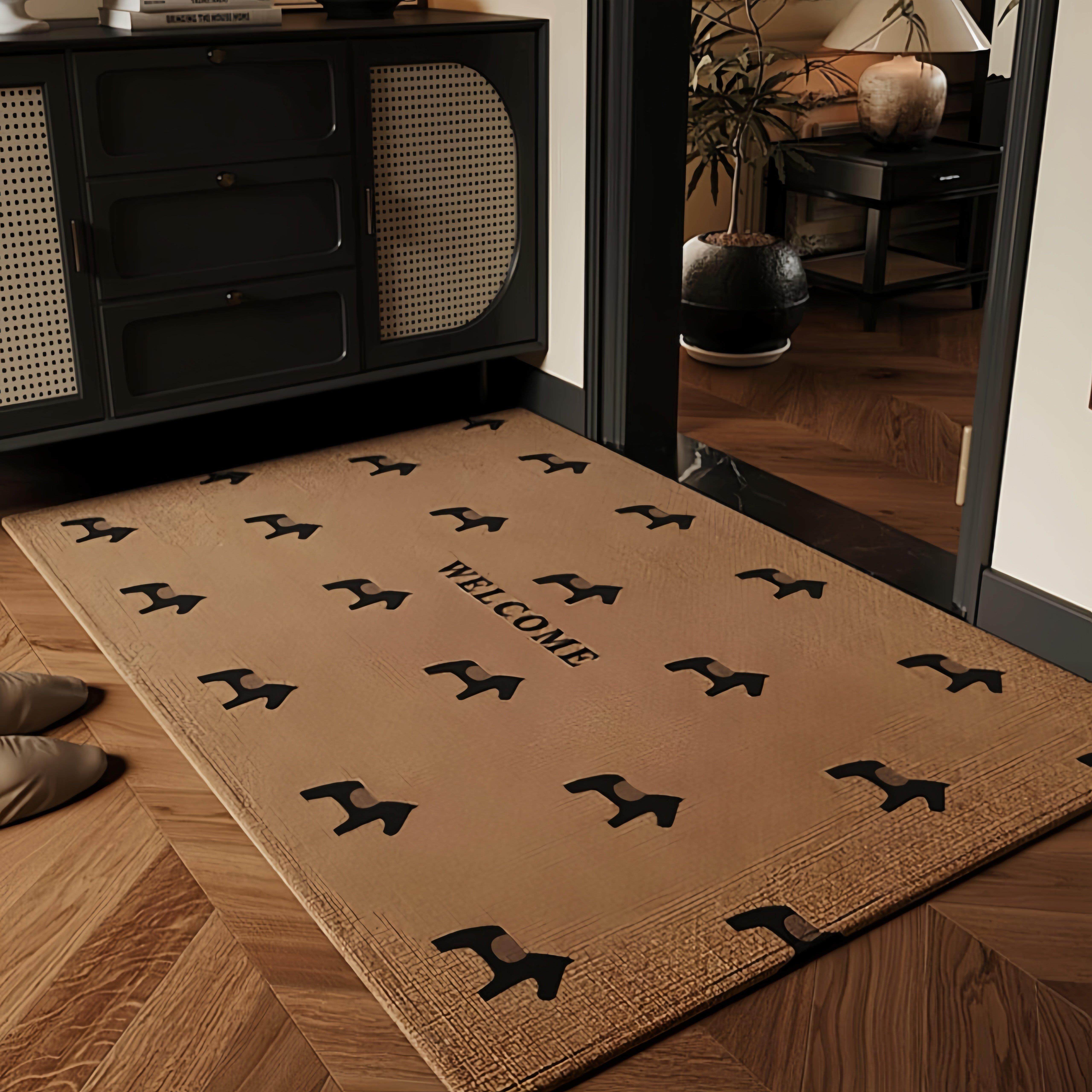 马年入户门圈绒地垫玄关加厚耐磨耐脏门垫家用喜庆防滑易打理脚垫,淘宝优惠券,粉丝福利购,淘宝优惠卷