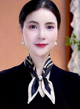 2025新款丝巾搭配衬衫领巾围脖