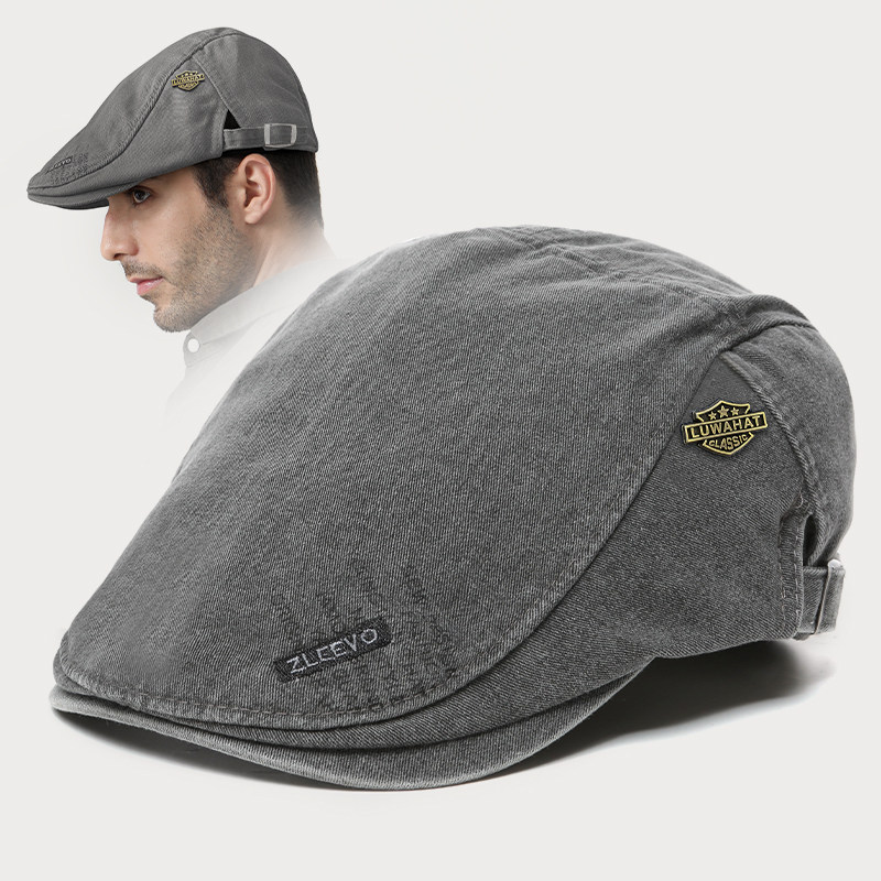 路瓦帽子男士新款春秋四季水洗棉布鸭舌帽户外遮阳休闲钓鱼贝雷帽,淘宝优惠券,粉丝福利购,淘宝优惠卷