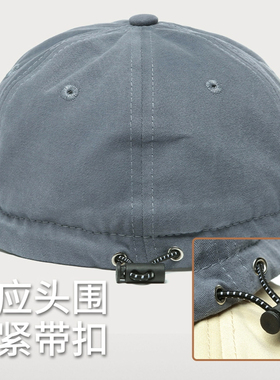路瓦棒球帽逛街男春秋潮流短檐