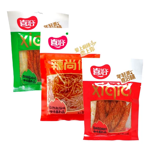 Hiqia Spicy Sesame Маленькие пряные таблетки 68 г пряный вегетарианский бекон живот ягненка.