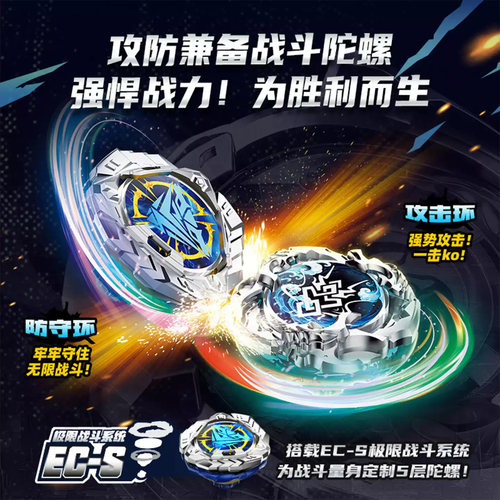奥迪双钻飓风战魂赤金王座陀螺斗战圣佛烈风天翼玩具限定礼盒套装 - 图3