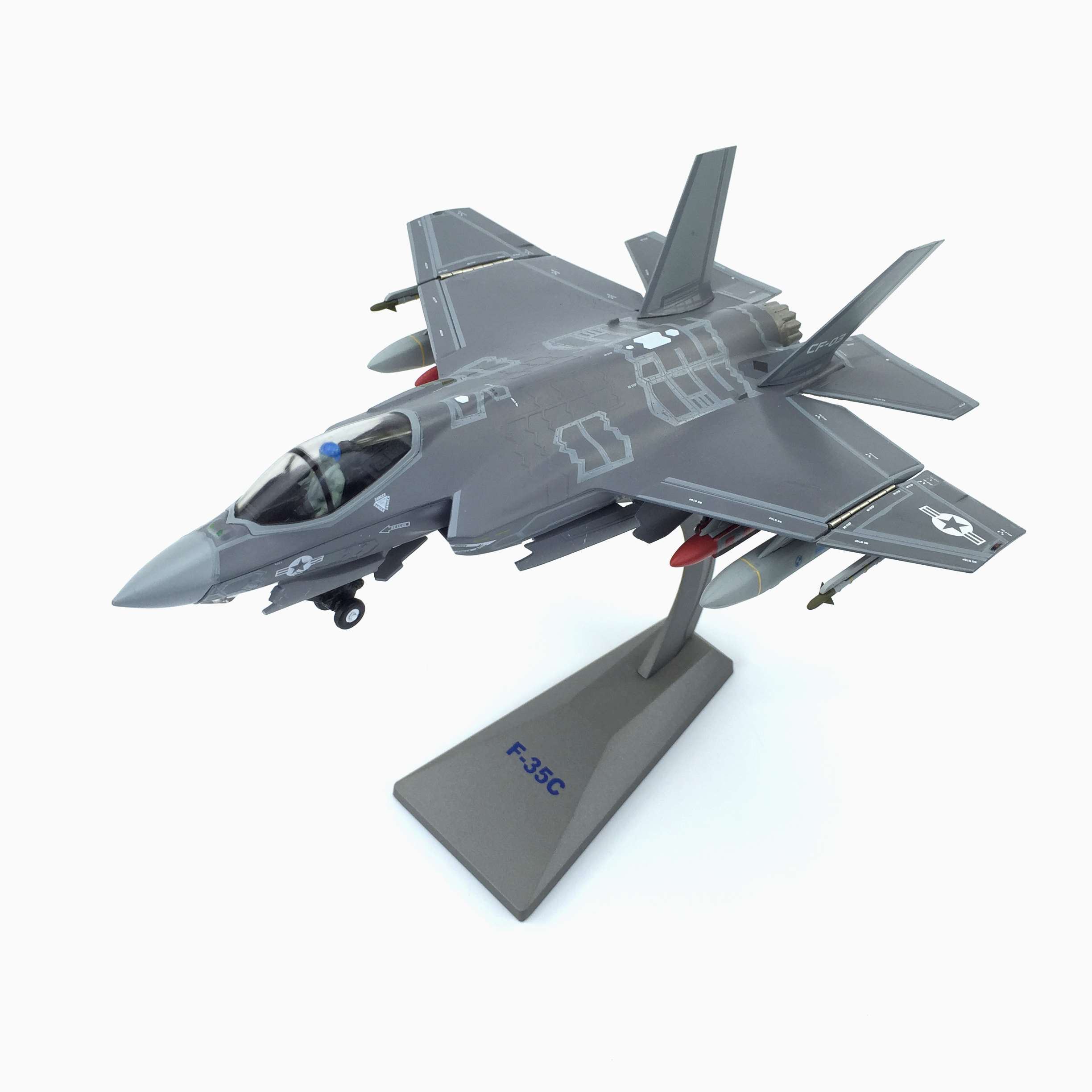 /1:72F35闪电战斗机模型 F35C合金模型 F35A合金模型 F35B合金模 - 图1