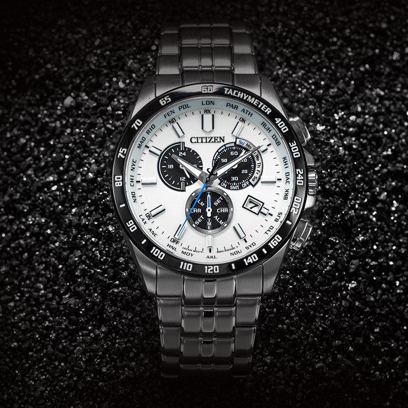 【官方限量】西铁城男光动能电波熊猫 西铁城海外日韩腕表