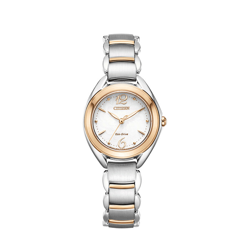 citizen西铁城手表女光动能轻奢女士圆盘时尚钢带腕表FE2074-59A citizen西铁城手表女光动能轻奢女士圆盘时尚钢带腕表FE2074-59A