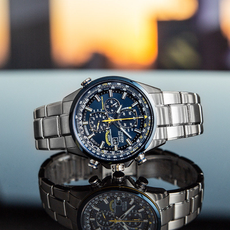 【官方】西铁城男蓝天使一代 西铁城海外日韩腕表