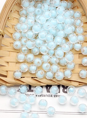 8mm内彩珠diy手工串珠四季花